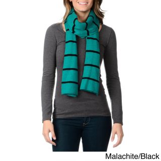 Ply Cashmere Womens Colorblock 100 Percent Cashmere Scarf