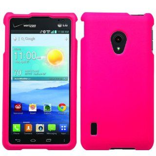 Hot Pink Hard Case Snap On Protector Cover For LG Lucid 2 VS870 Cell Phones & Accessories