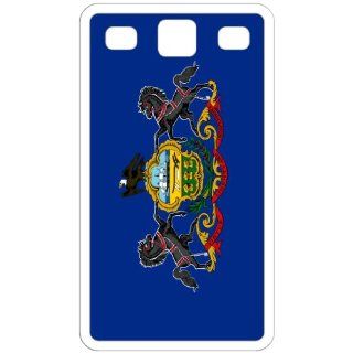 Pennsylvania PA State Flag White Samsung Galaxy S3   i9300 Cell Phone Case   Cover Cell Phones & Accessories