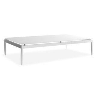 Harbour Outdoor Pier Coffee Table PIER.10 Frame Finish Taupe, Top Finish White