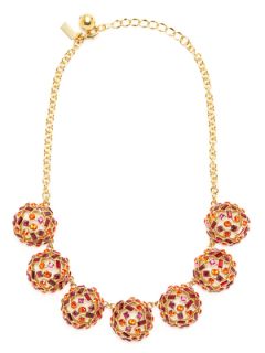 Round Multicolor Crystal Statement Necklace by kate spade new york