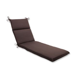 Pillow Perfect Outdoor Brown Chaise Lounge Cushion
