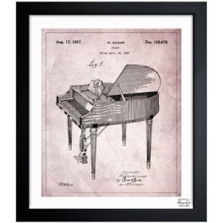 Oliver Gal Piano 1937 Framed Graphic Art 1B00202_15x18/1B00202_26x32 Size 15