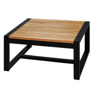 Mamagreen Allux Wood Coffee Table in Teak MZ106B / MZ106T Finish Black