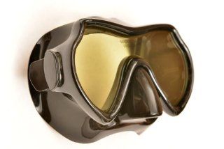 SeaDive EagleEye SLX SoftLight Yellow UV Glare Blocker w/Anti Fog Scuba/Spearfishing Dive Mask (SDM875BKSFF)  Dive Mask And Snorkel  Sports & Outdoors