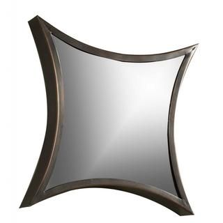 Sansa Copper Finished Modern Curved Mirror