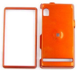 Motorola Droid A855 Honey Burn Orange Hard Case/Cover/Faceplate/Snap On/Housing/Protector Cell Phones & Accessories