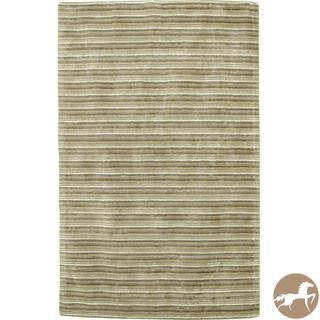 Hand tufted Christopher Knight Home Platinum Horizon Striped Area Rug (5 X 8)