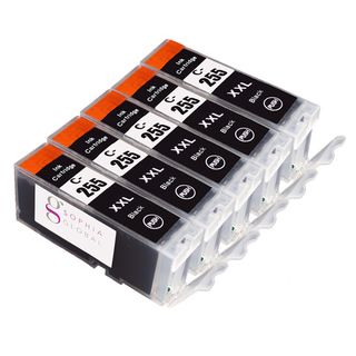 Sophia Global Compatible Black Ink Cartridge Replacements For Pgi 255xxl (pack Of 5)
