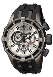 Invicta 0197  Watches,Mens Reserve/Bolt Chronograph Black Polyurethane, Chronograph Invicta Quartz Watches