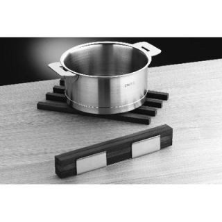 mono Mono 6 piece Wood Trivet Sticks with Stainless Steel Stand 10399