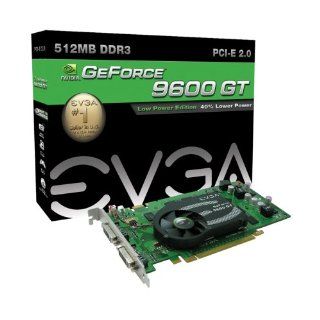 EVGA 512 P3 N856 LR GeForce 9600 GT Low Power 512MB GDDR3 PCI Express 2.0 Graphics Card Electronics