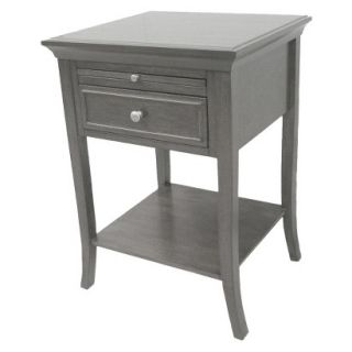 Accent Table Threshold Simply Extraordinary Side Table   Gray