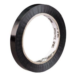3M Tartan Strapping Tape 860 Black, 19 mm x 55 m (Pack of 16) 