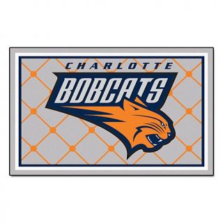 Sports Team Area Rug   Charlotte Bobcats   8' x 5'