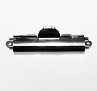 H862   4 3/8'' Nickel Finished Clipboard Clips   Hardware Staples  