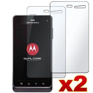 Motorola Droid 3 XT862 / Milestone 3   TWO (2) Clear Screen Protectors (AccessoryOne Brand) Cell Phones & Accessories