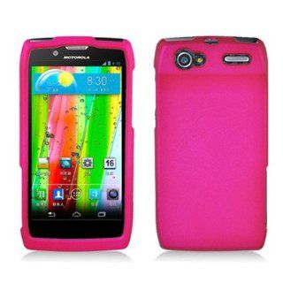 For Motorola ELECTRIFY 2/XT881 Hard RUBBERIZED Case Pink 