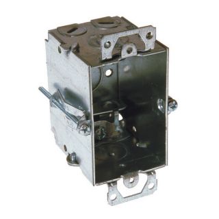 Raco 12 1/2 cu in 1 Gang Switch Low Voltage Metal Electrical Box