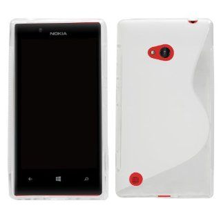 SAMRICK   Nokia Lumia 720 & Nokia, Lumia, 720, RM 885   'S' Wave Hydro Gel Protective Case   White Cell Phones & Accessories
