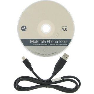 Motorola OEM BR50 Battery + Data Transfer Cable + 4.0 Software SYNC  Picture Data For Motorola Razr V3 V3c V3i V3e V3t V3xx V3m Sold By TopDeals888 