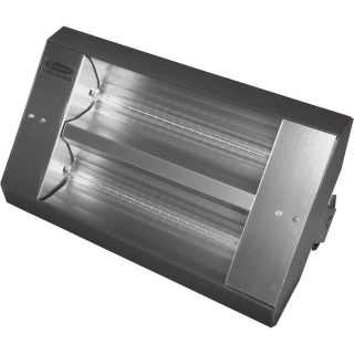 TPI Indoor/Outdoor Quartz Infrared Heater — 17,065 BTU, 240 Volts, Galvanized Steel, Model# 342-90-TH-240V  Electric Garage   Industrial Heaters