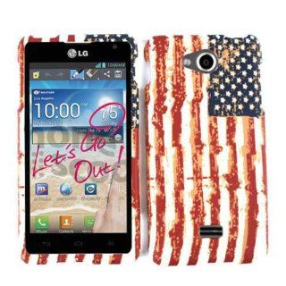 ACCESSORY MATTE COVER HARD CASE FOR LG SPIRIT MS 870 PROUD AMERICAN USA FLAG Cell Phones & Accessories