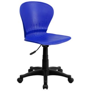 FlashFurniture Mid Back Swivel Task Chair RUT A103 BK GG / RUT A103 BLUE GG C