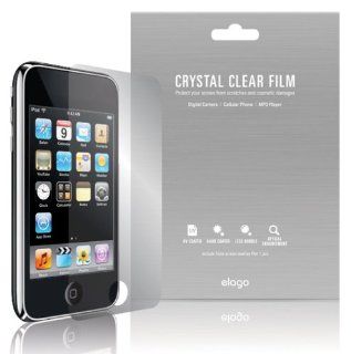 elago Cystal Clear Film Set for iPod Touch 2G + Microfiber Cleaner (Made in USA) Electronics