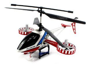 SY Tiltrotor Electric RC Helicopter 4.5CH GYRO LED RTF (Colors May Vary) Toys & Games
