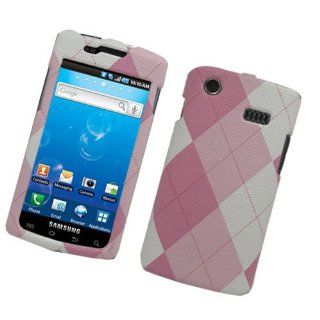 SAM i897 Captivate Fabric Case Pink Argylu 406 Cell Phones & Accessories