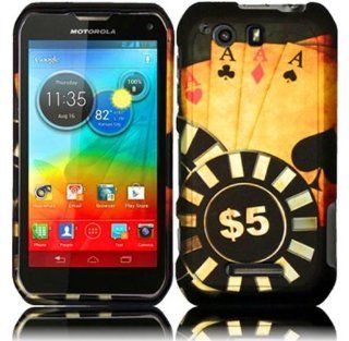 Poker Chip Hard Cover Case for Motorola Photon Q 4G LTE XT897 Cell Phones & Accessories