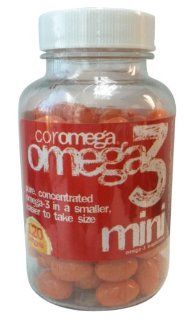 Coromega Omega 3 Mini Softgels, 120 Count Health & Personal Care