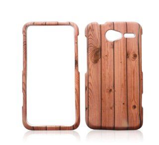 MOTOROLA ELECTRIFY M XT901 WOOD DESIGN RUBBERIZED HARD COVER CASE SNAP ON Cell Phones & Accessories