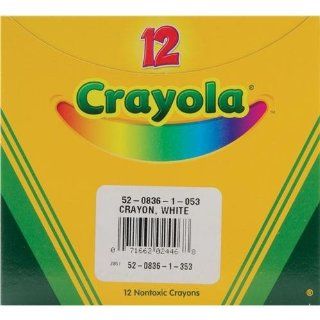 Crayola Crayons White 12/Pkg   Childrens Crayons