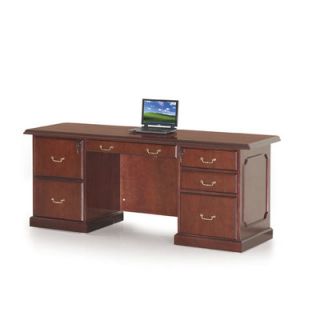Absolute Office Heritage Executive Desk with Center Drawer HT D9919