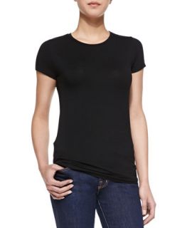 Womens Soft Touch Basic Short Sleeve Jersey Tee   Majestic Paris for Neiman