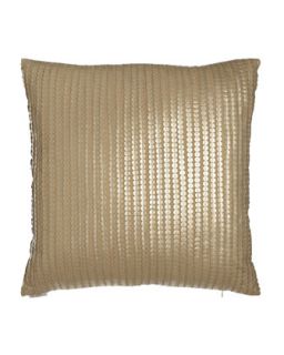 Taylor Leather Paillettes Pillow, 22Sq.