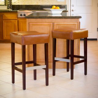 Home Loft Concept Whitman 32 Backless Bar Stool NFN2908 Color Hazelnut