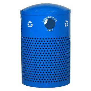 Ex Cell Metal Products Landscape Series Outdoor Recycling Receptacle RC 2441 