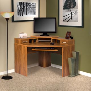 OS Home & Office Furniture Office Adaptations Corner Desk with Monitor Platfo