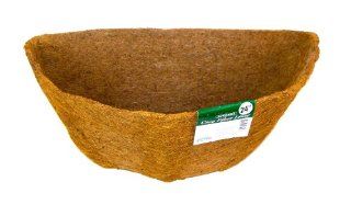 Bosmere F906 24 Inch Pre Formed Replacement Coco Liner with Soil Moist for Wall Basket  Planters  Patio, Lawn & Garden