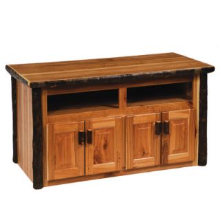 Fireside Lodge Hickory 55 TV Stand 8425 Finish Traditional
