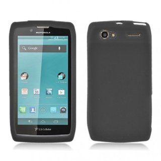 Aimo Wireless MOTXT881SK001 Soft n Snug Silicone Skin Case for Motorola Electrify 2 XT881   Retail Packaging   Black Cell Phones & Accessories