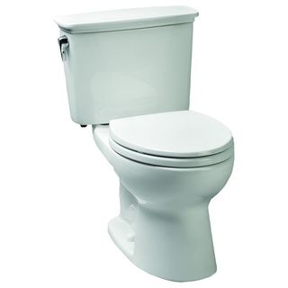 Toto Cst744en 01 Eco drake Elongated Bowl Cotton Toilet