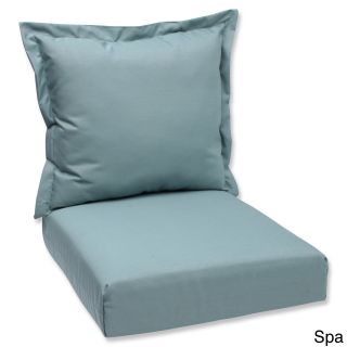 Pillow Perfect Deep Seating Cushion And Back Pillow With Sunbrella Fabric