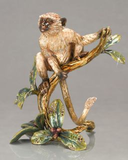 Kamili Monkey Figurine   Jay Strongwater