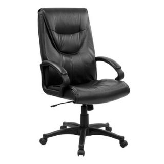 FlashFurniture High Back Leather Executive Swivel Office Chair BT 238 BK GG