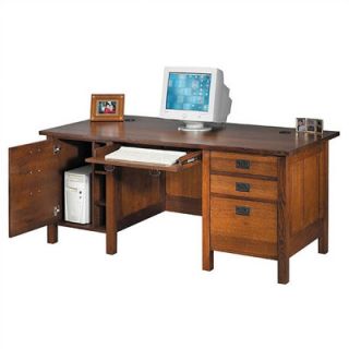 Anthony Lauren Craftsman Home Office 72 W Executive Modesty Computer Desk CM