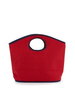 Classic Canvas Mini Grab Bag, Red   Toss